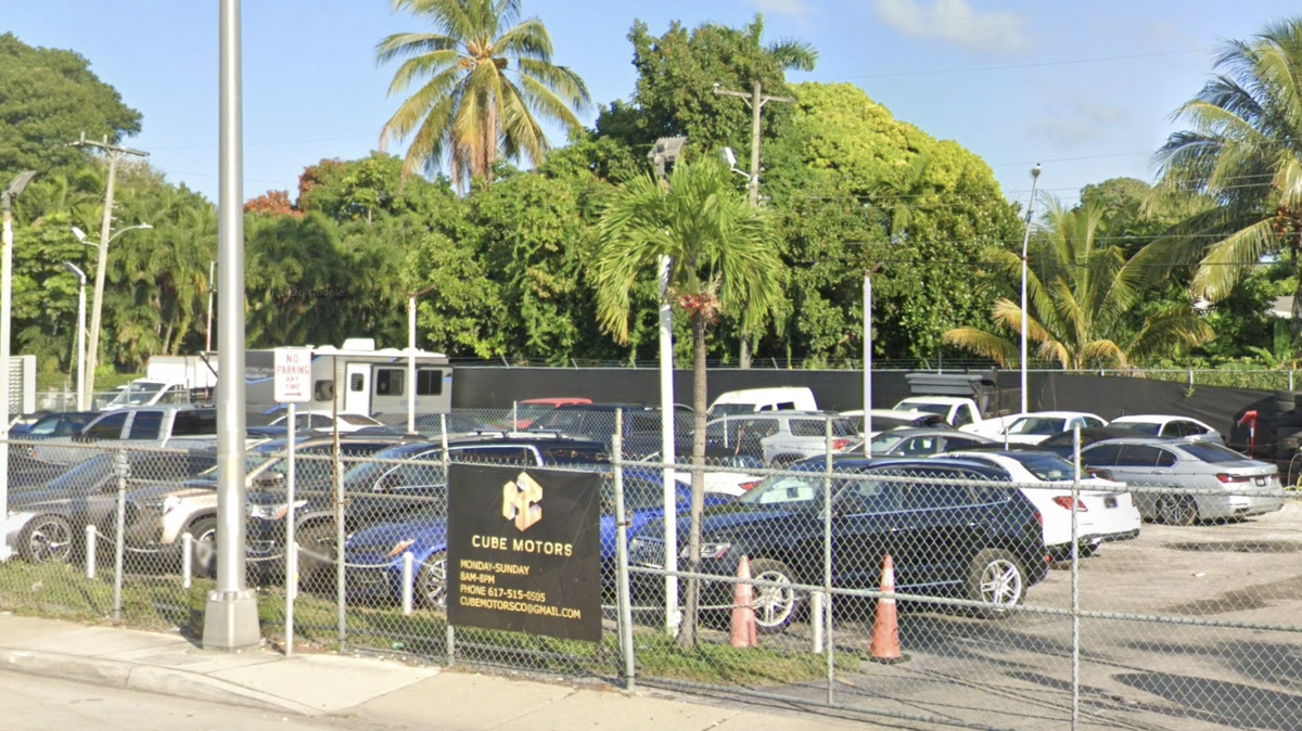 A heavy FBI presence was reported at Cube Motors, 333 NW 79th St., in Miami on Wednesday morning, May 6, 2026.